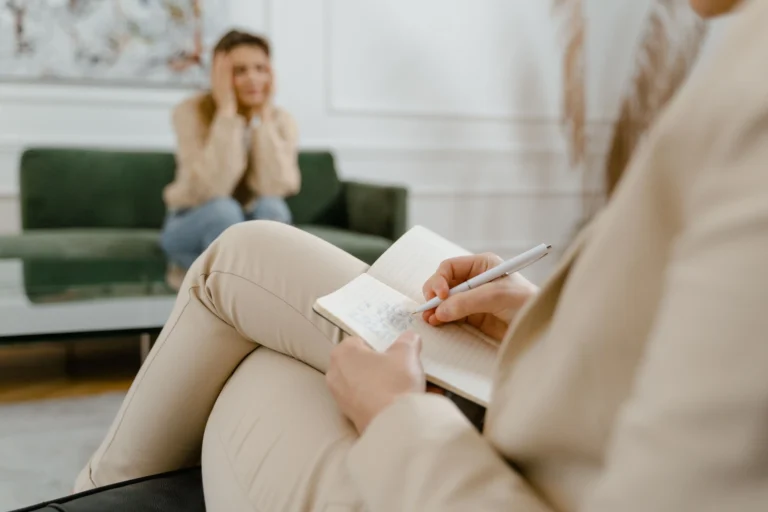 First steps after a mental health diagnosis with a therapist supporting a patient.