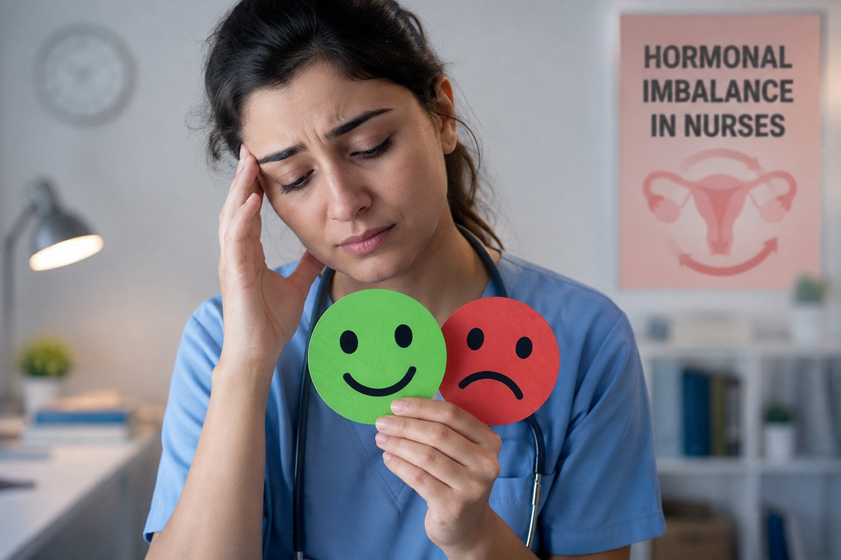 An image showing signs of Hormonal Imbalance in Nurses.