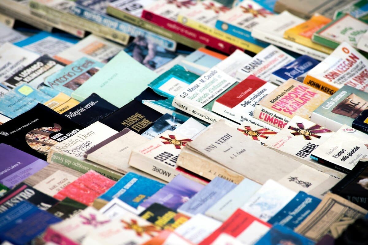 Collection of reference books representing StressHealed's cited and verified article sources